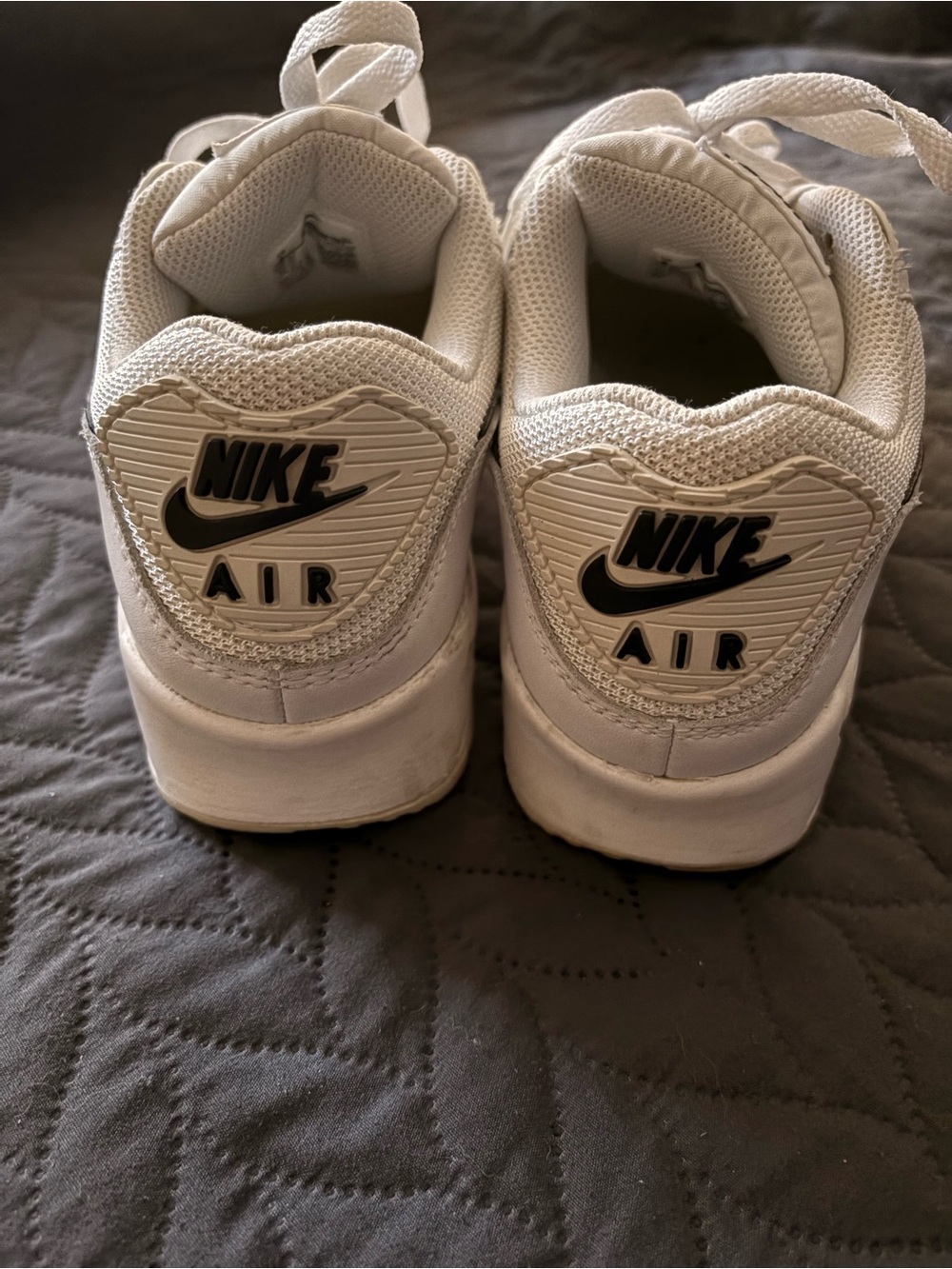 Size 8 - Nike Air Max 90 White Black Womens